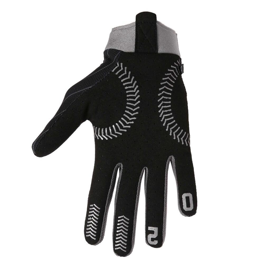 Omega Ballpark - Gants de BMX - Adulte - Noir - Argent 2/4