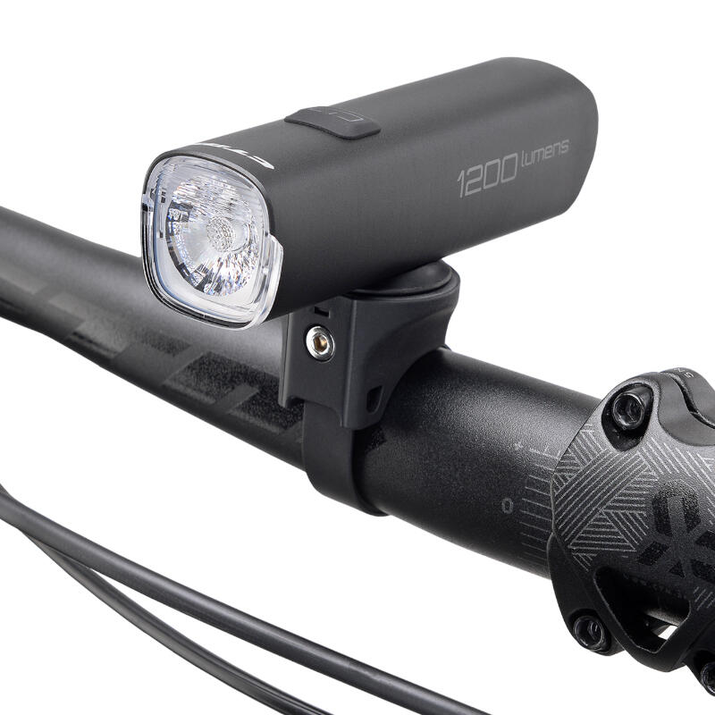 Lampka rowerowa przednia aluminiowa CTM R:AMP 1200LM powerbank