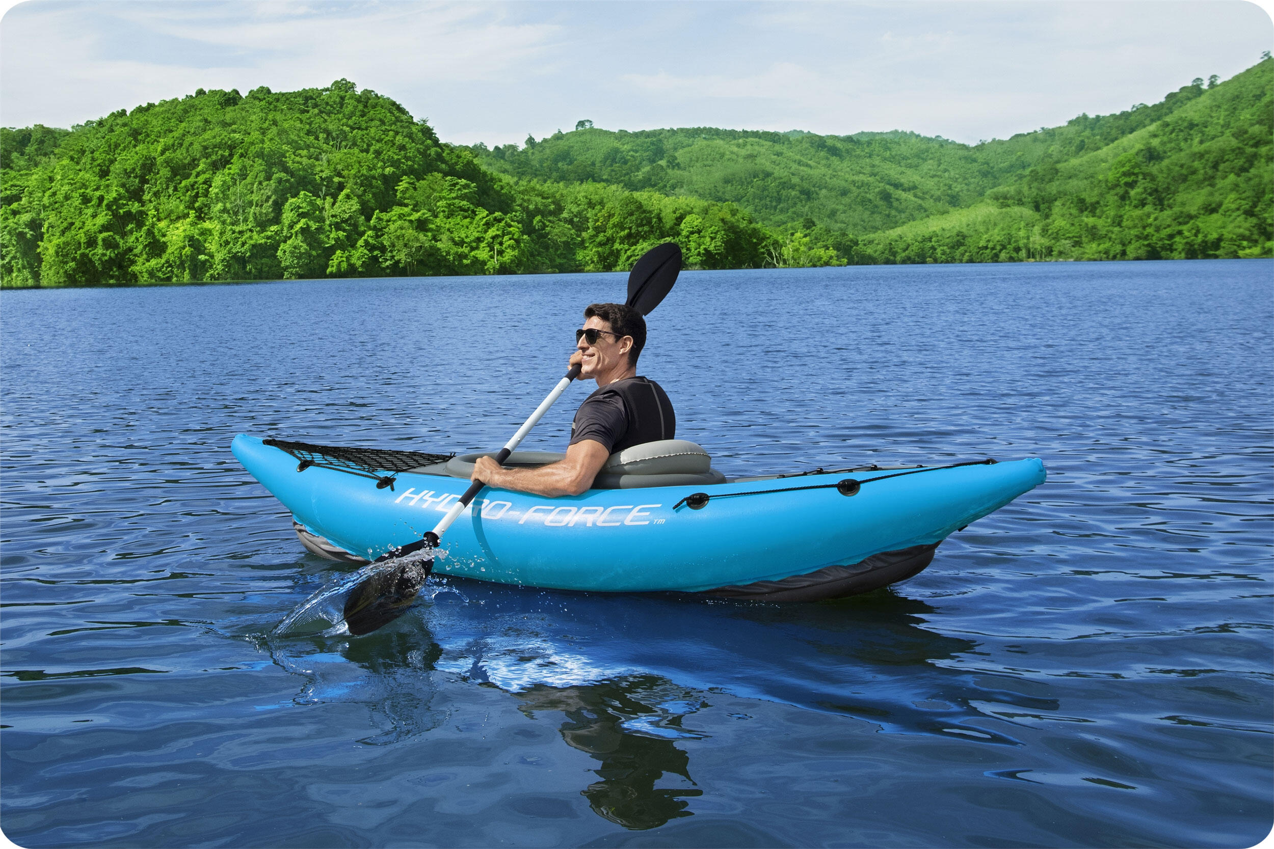 Nafukovací jednomístný kajak Bestway Cove Champion s příslušenstvím 5/7