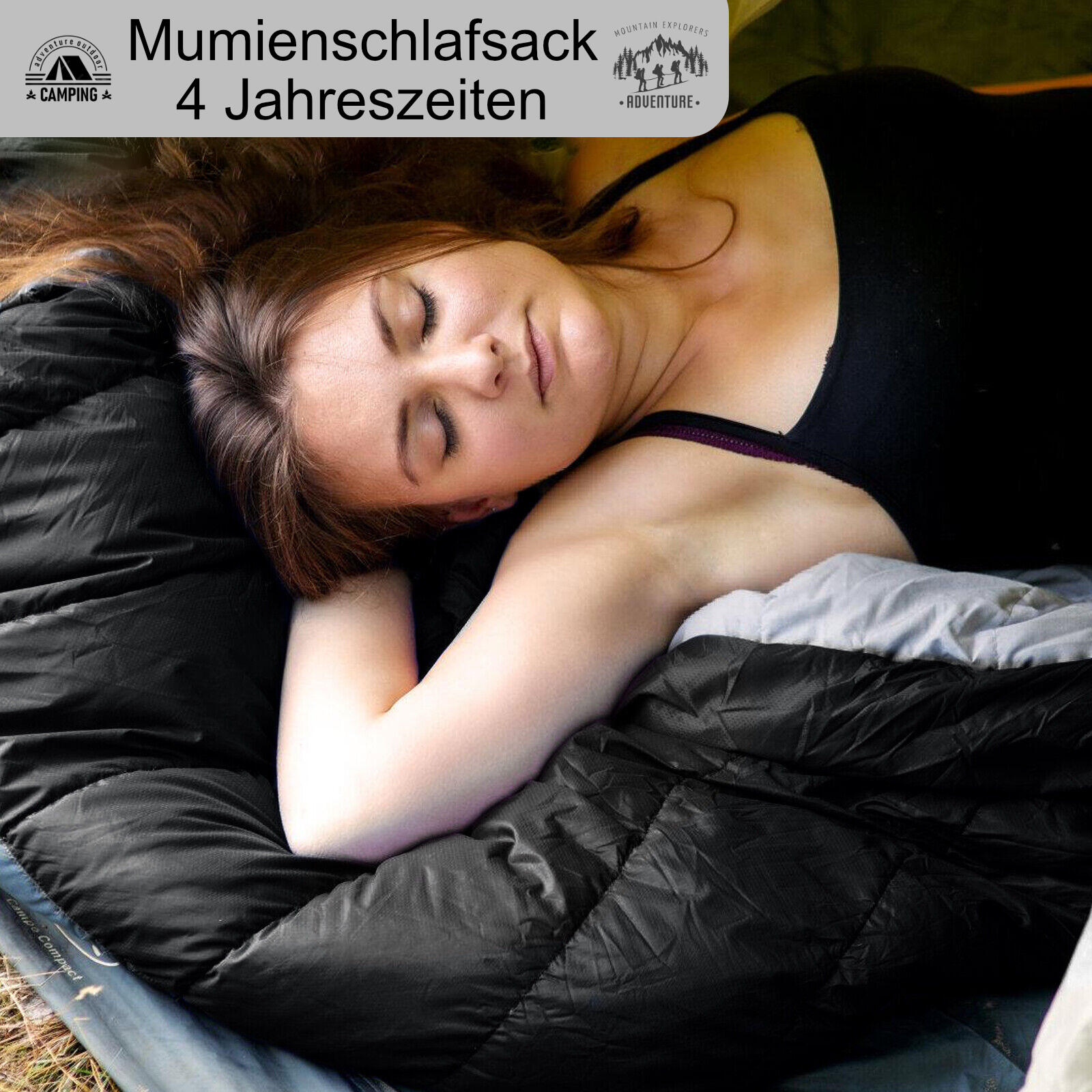 Mumienschlafsack Norskskin Caliyo 4 Jahreszeiten Schlafsack 230 cm 5/6