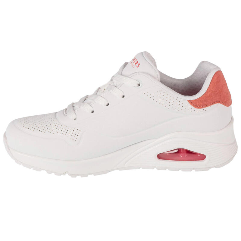 Baskets Femme Baskets Skechers UNO - POP BACK Blanc Blanc Skechers