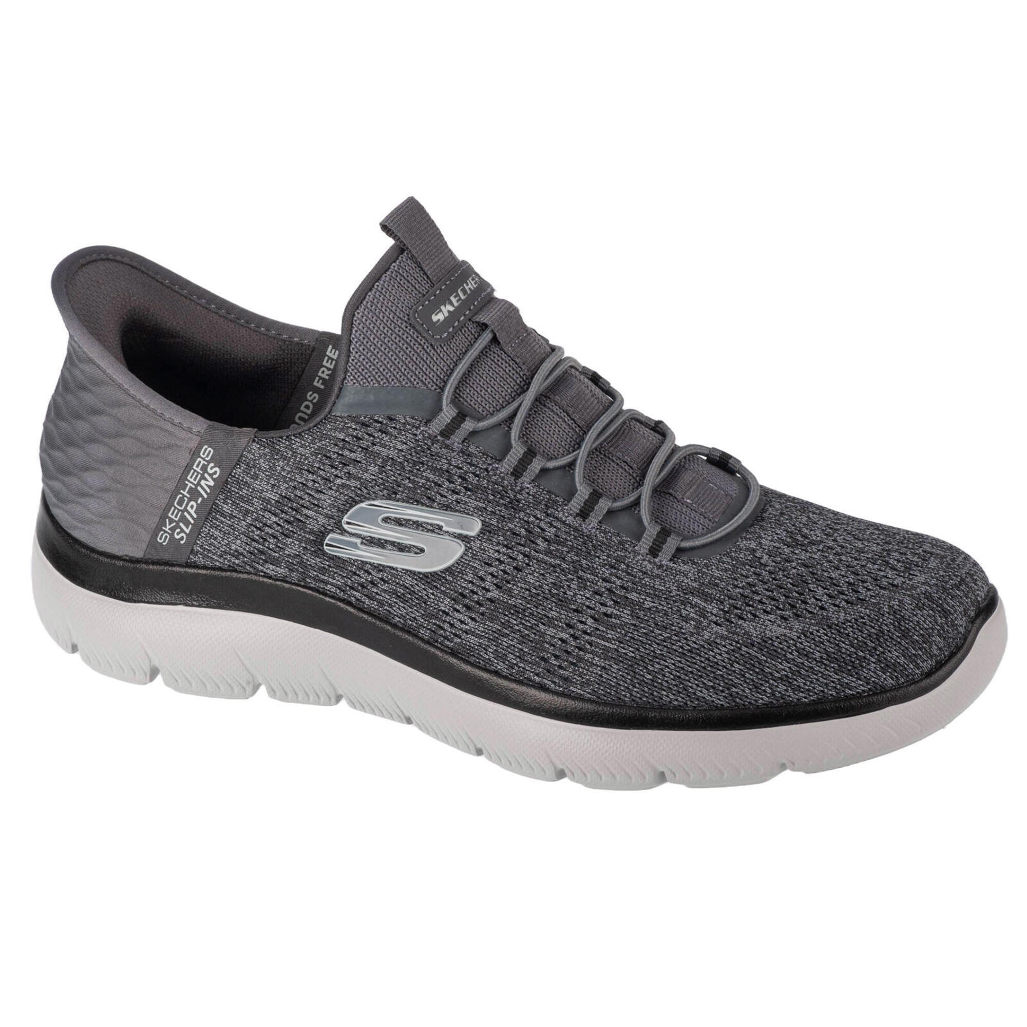 Skechers - Sneakers Pour Hommes Slip-ins: Summits - Key Pace - Chaussures De Sport - Gris|noir - 44 - Decathlon