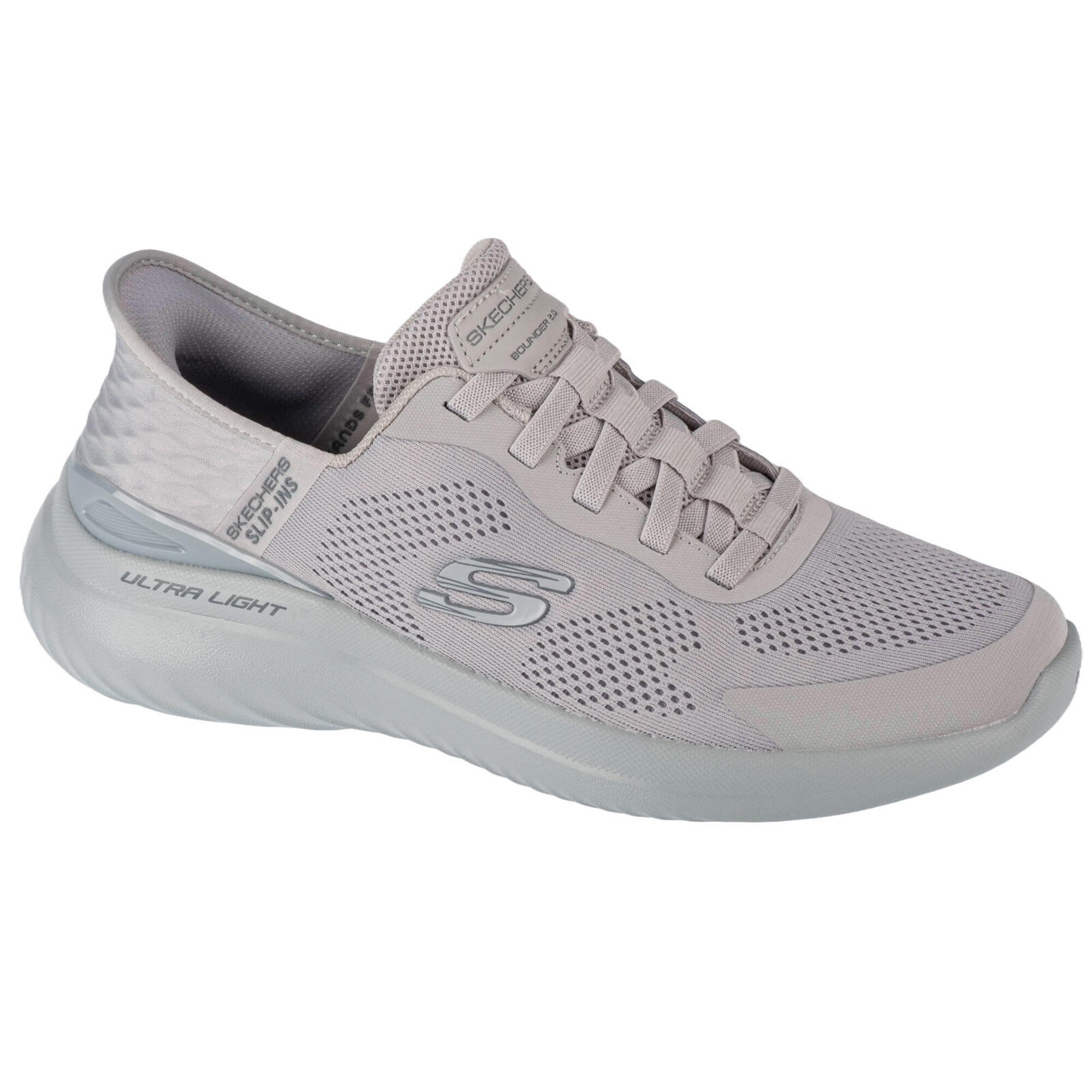 Skechers - Sneakers Pour Hommes Slip-ins: Bounder 2.0 - Emerged - Chaussures De Sport - Gris - 45 - Decathlon