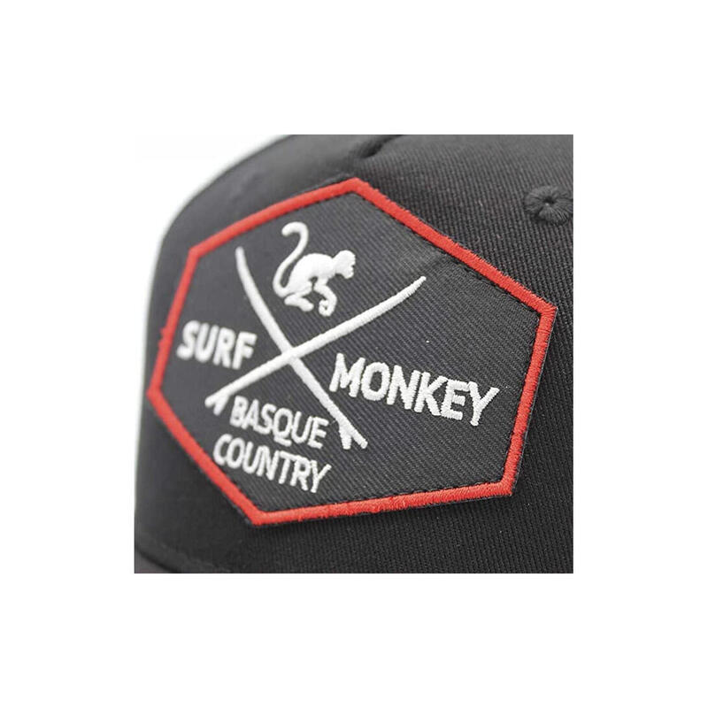 Gorra Trucker - Poliéster Reciclado - 5 Paneles / Adulto / Talla única (Negro)