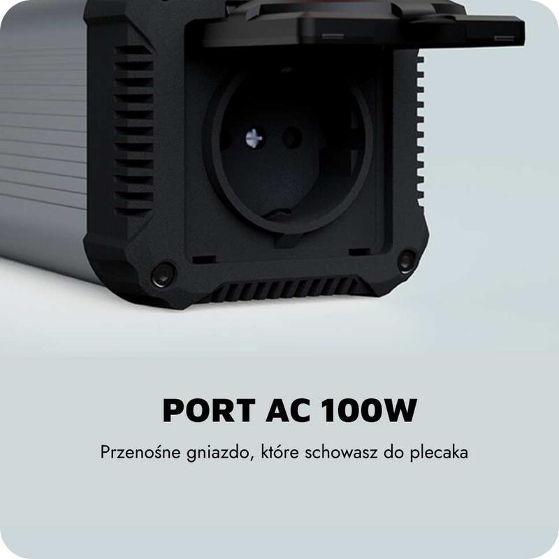 Xtorm Xtreme Portable Power Socket 100W Powerbank 25.600 mAh, 60W USB-C, 18W