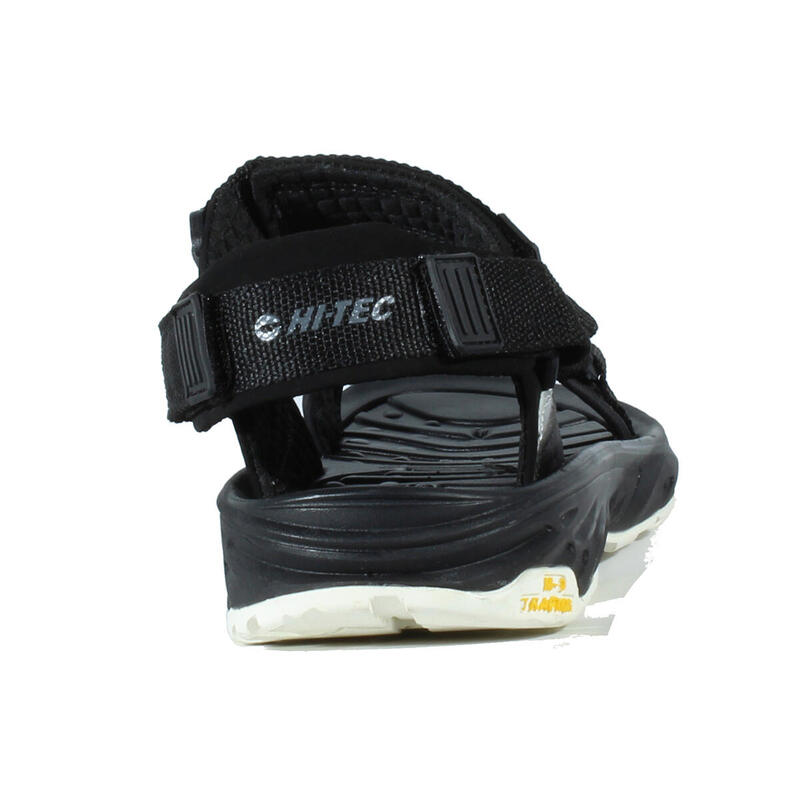 Sandalias de Montaña y Trekking Hombre Hi-Tec ULA RAFT Negro/Plata