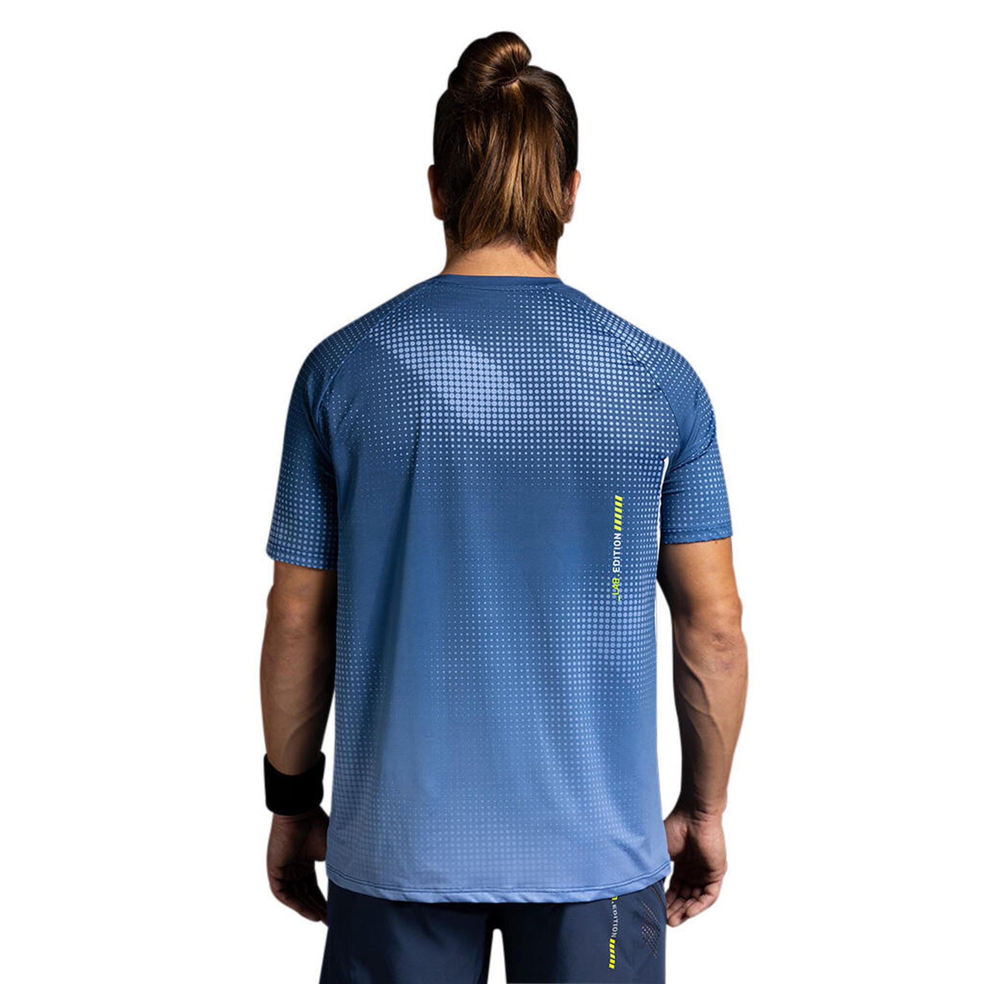 T-shirt de padel homme Dots bleu