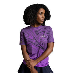 T-Shirt de Padel LIQUID LAB Lilás Mulher