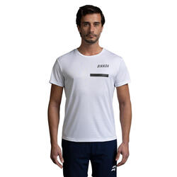 T-Shirt de Padel SOLID Branca Homem