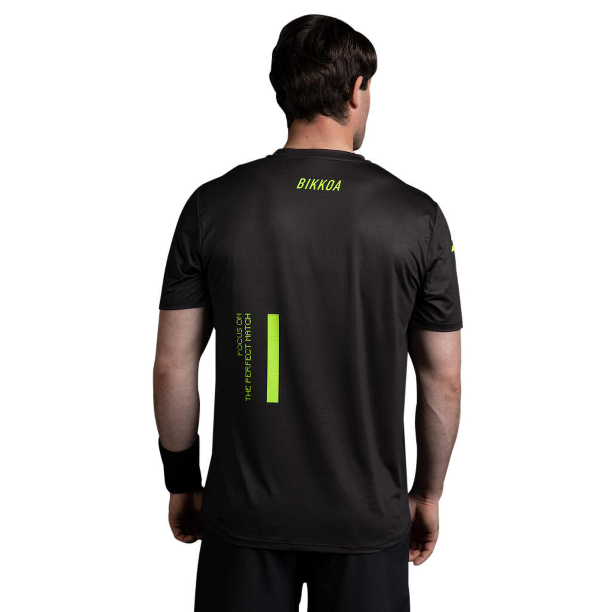 Camiseta de pádel Pro Players negra hombre