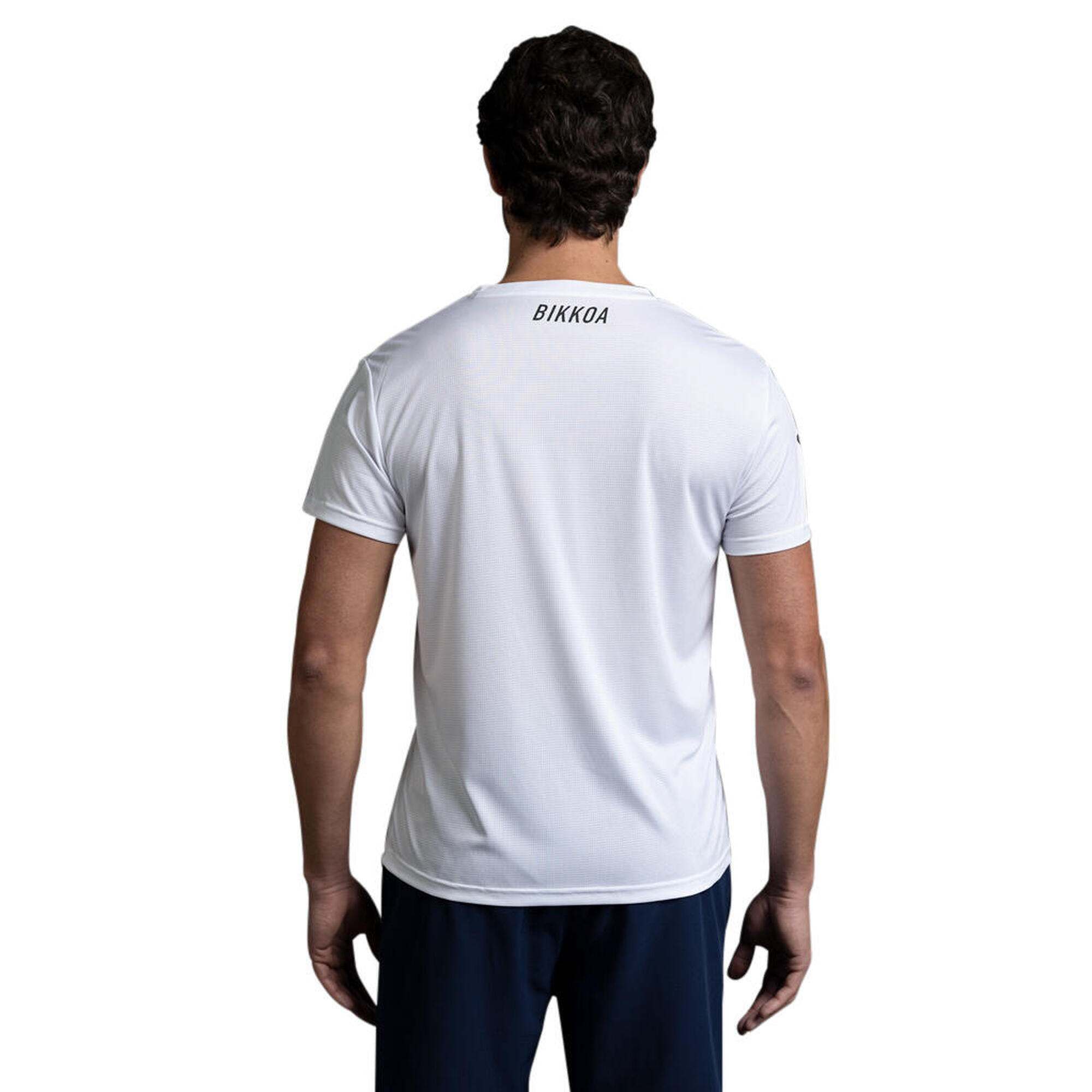 T-Shirt de Padel SOLID Branca Homem