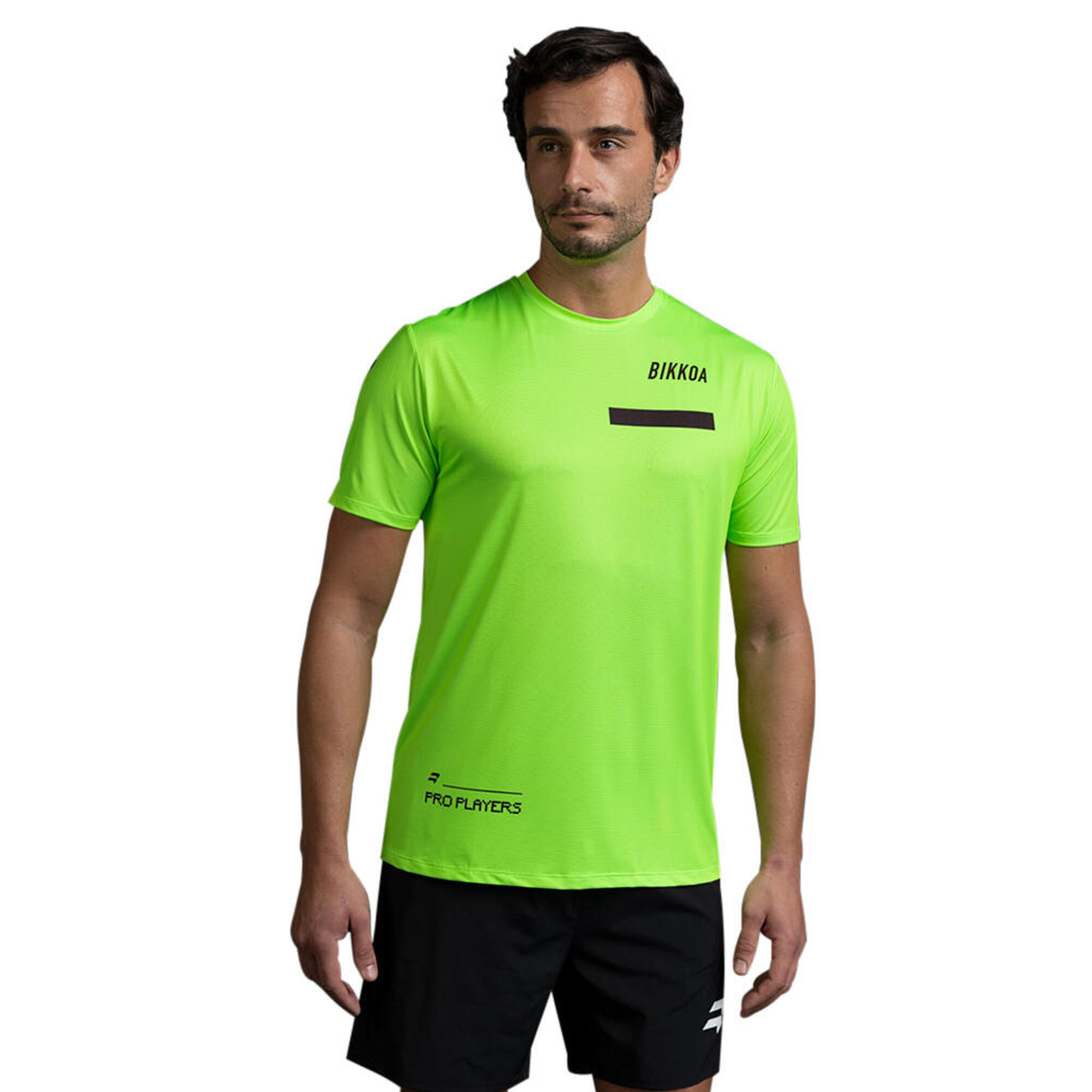 T-Shirt de Padel PRO PLAYERS Verde Homem