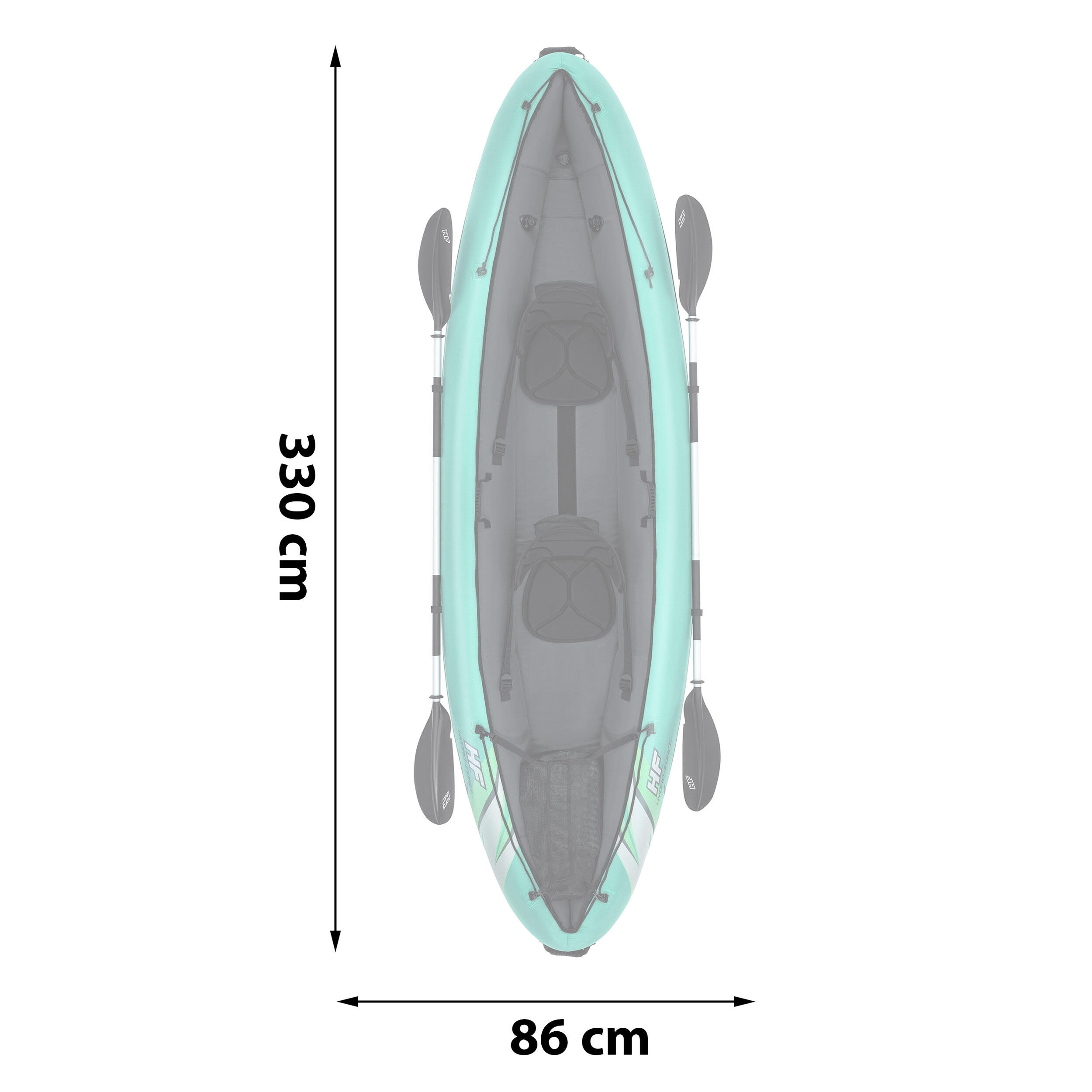 Hydro-Force Kajak-Set Ventura Elite X2 3 30 cm 7/7