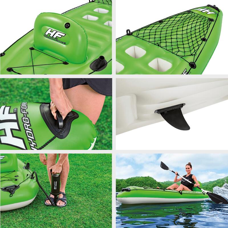 Bestway Hydro‑Force Koracle 1 Person Sit On Inflatable Fishing