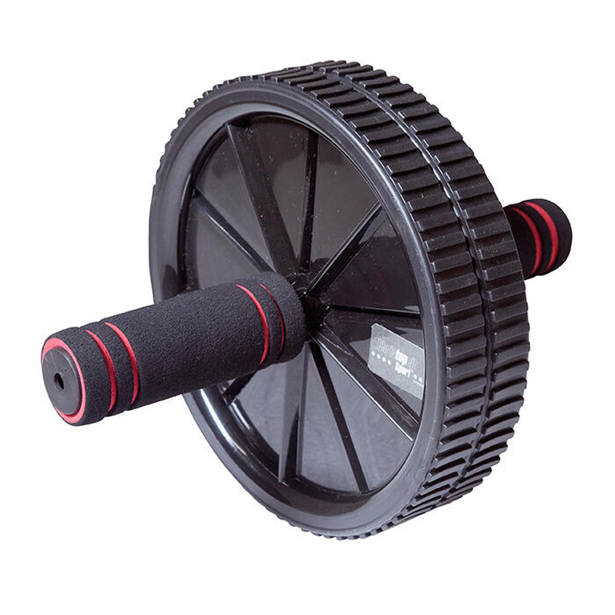 Roue Abdominale Double H&S Avec Tapis Épais - Appareil De Musculation Pour Abdos, Épaules Et Dos - Idéal Fitness Maison