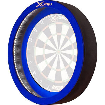 Xqmax dartbord catchring led-lighting blauw