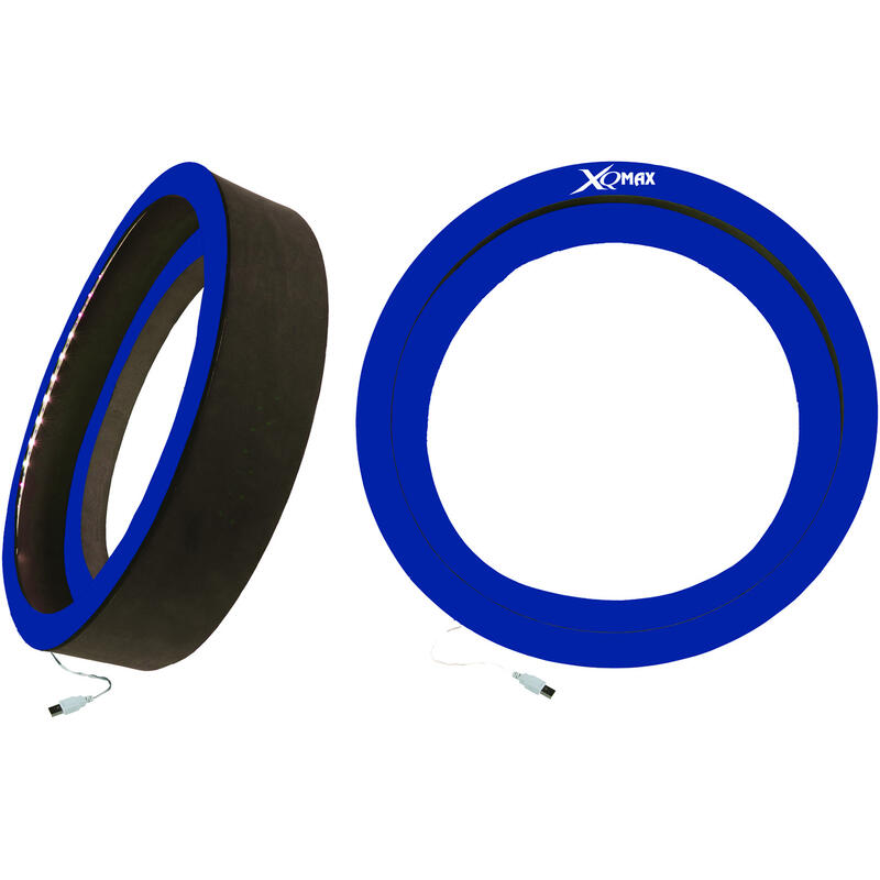 Darts tábla védőgyűrű LED-világítással GrandSlam, kék