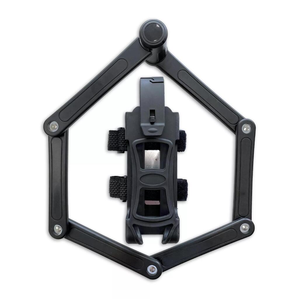 Folding lock 85 cm Bicycle lock Black ART2