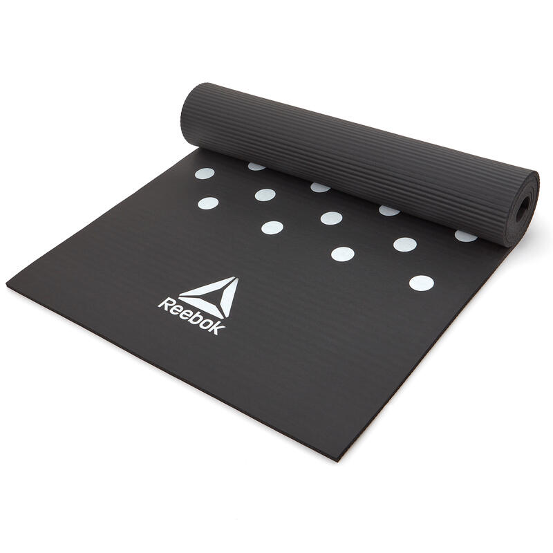 Esterilla de pilates entrenamiento Reebok Training Mat negra