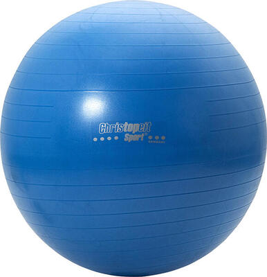Christopeit gymbal incl. pomp blauw