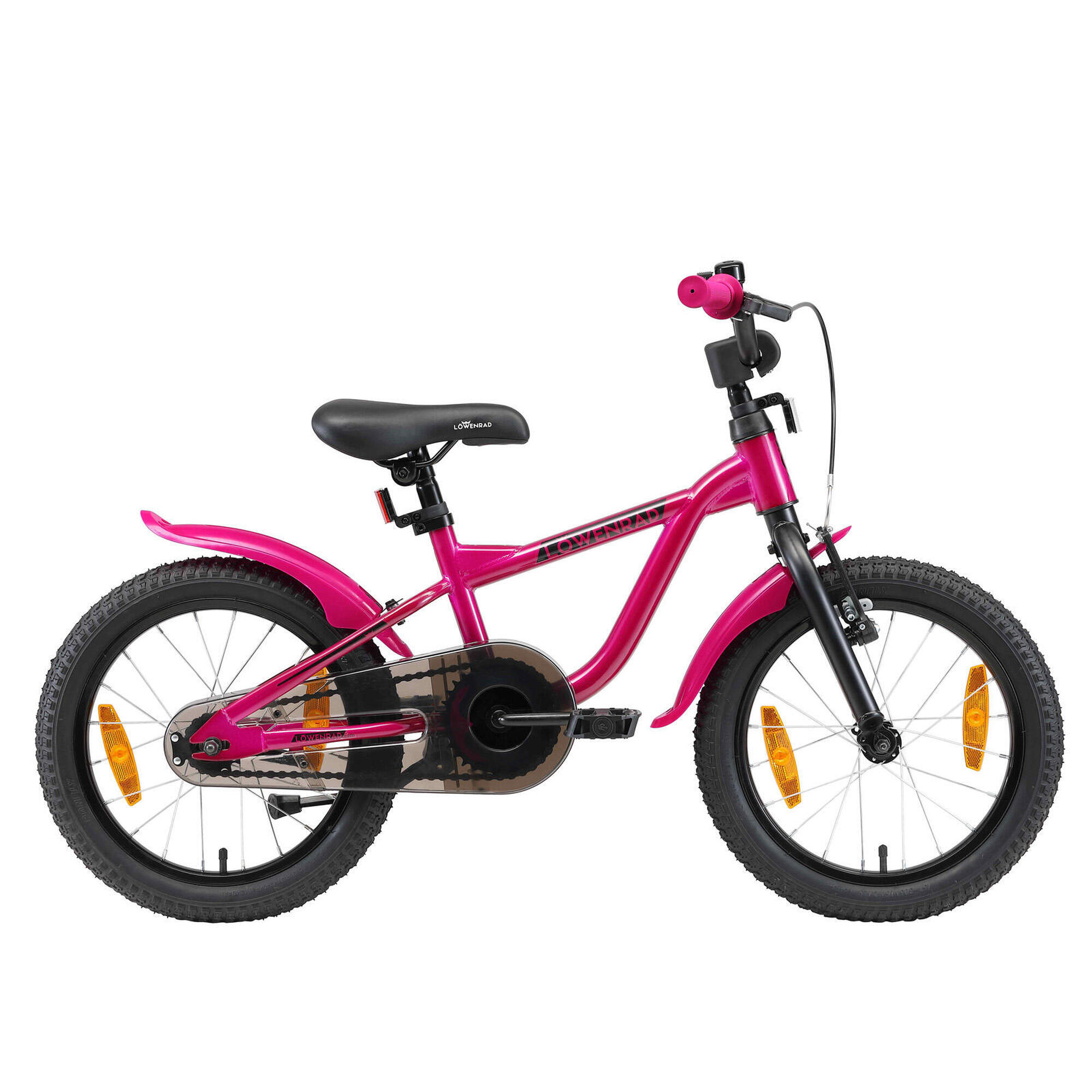 Löwenrad - Vélo Enfant 16 Pouces À Partir De 4 - 6 Ans, Vtc Sport - Vélo Enfant - Rose|violet - 16" - Decathlon