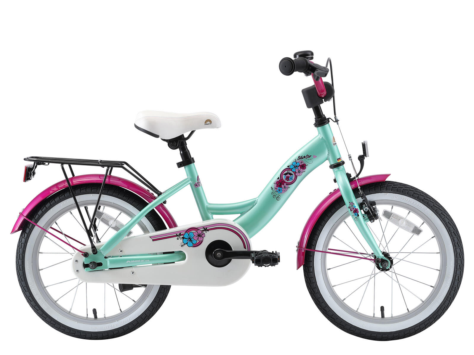 BIKESTAR Bicicletta per bambini 16 pollici dai 4 - 6 anni, Classic