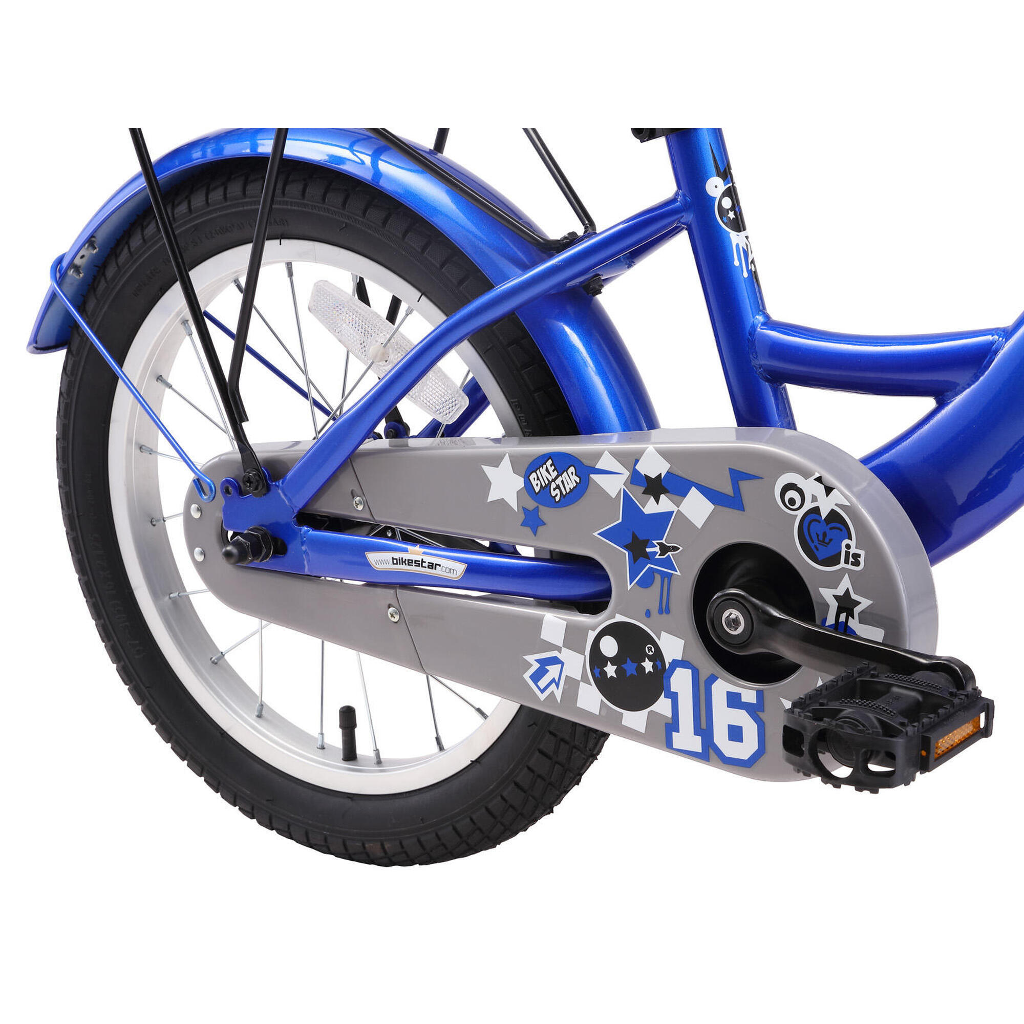 Velo 16 pouces VTC enfant 4 ans Classic BIKESTAR Decathlon