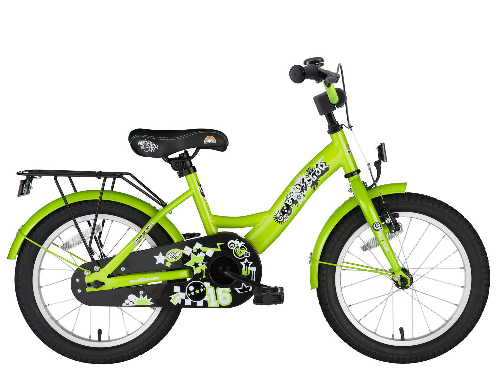 BIKESTAR Bikestar kinderfiets Classic 16 inch groen