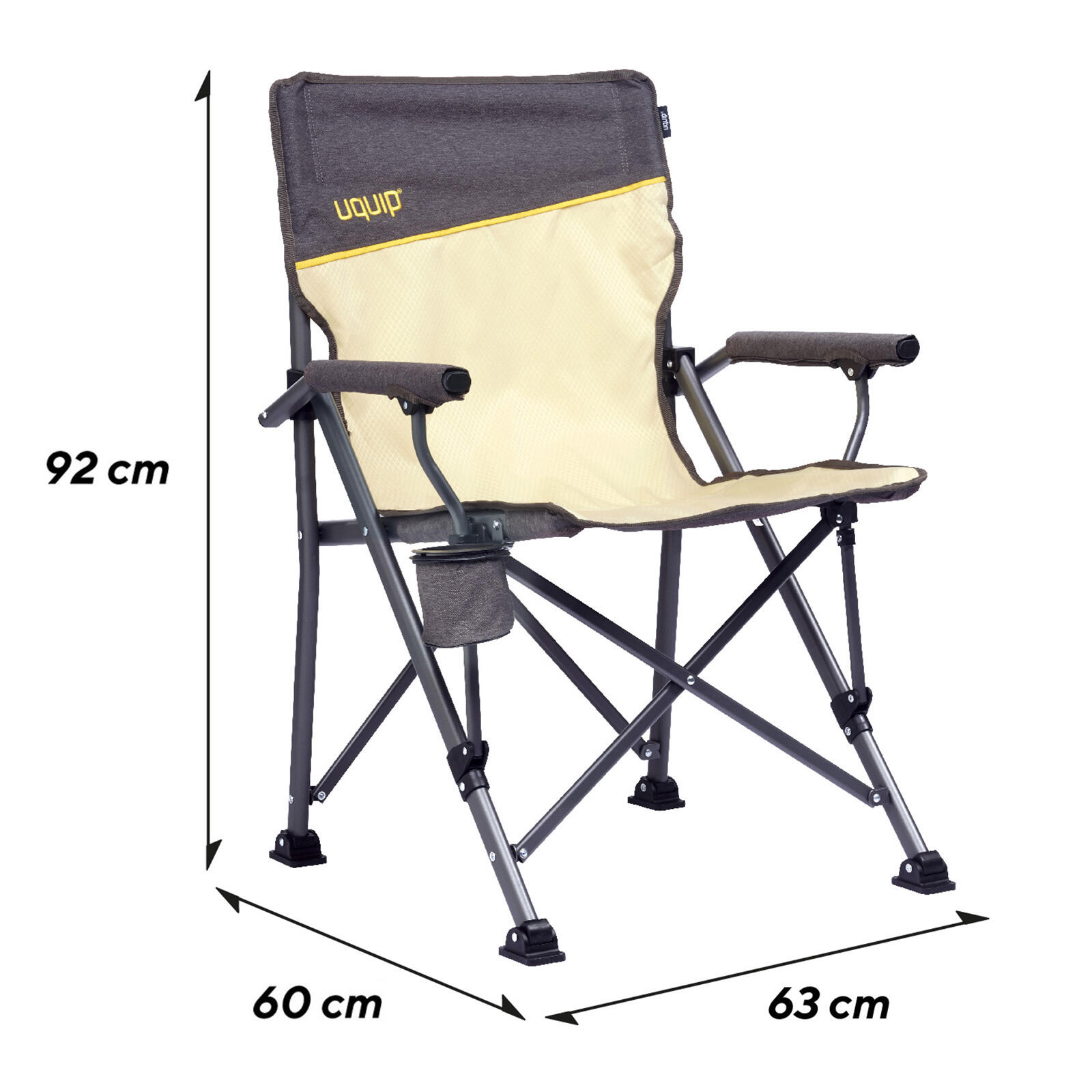 Campingstuhl Roxy Strandstuhl Faltstuhl Klappstuhl Faltbar Stahl 120 kg 2/5