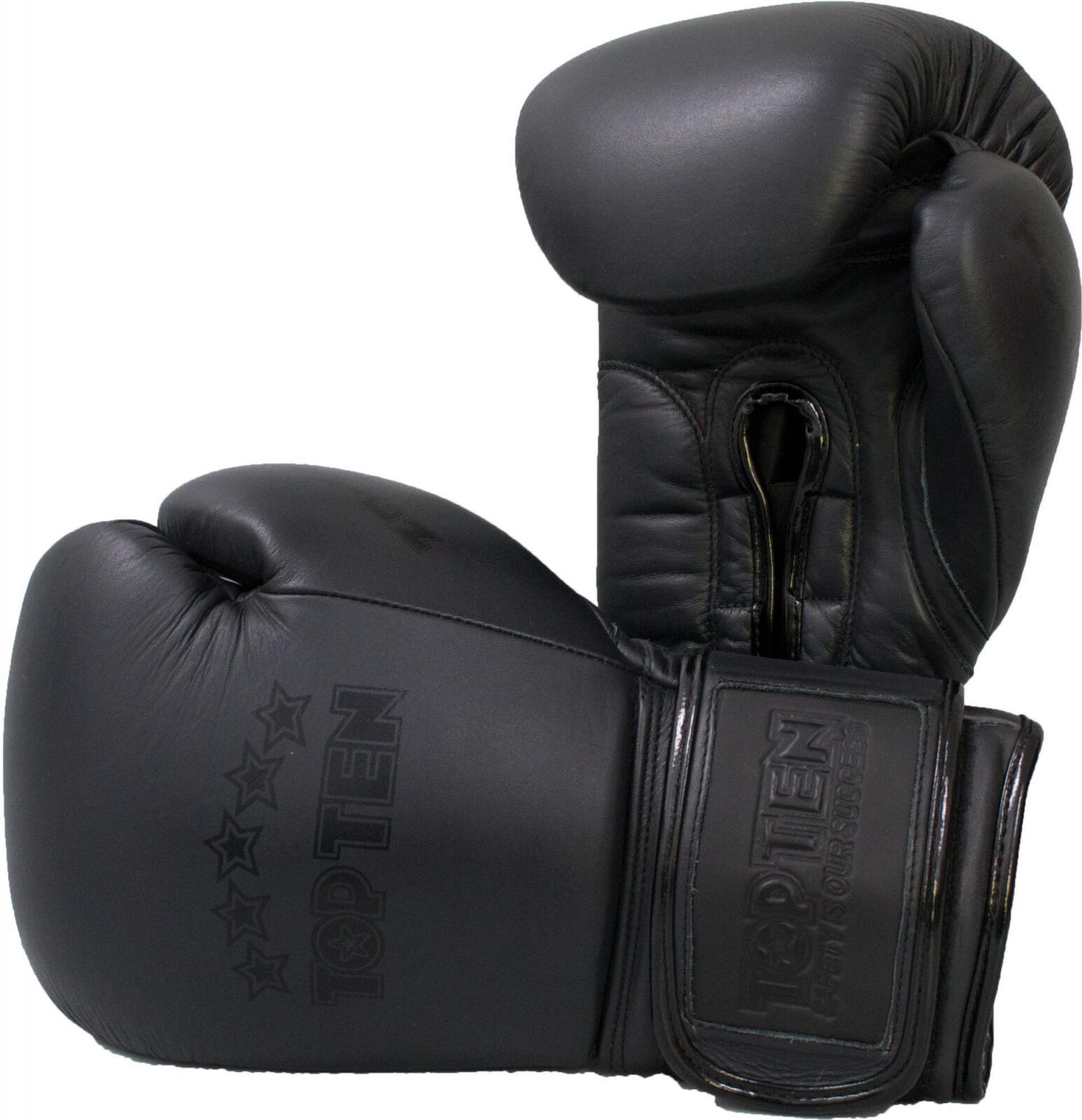 Mănuși de box BlacknBlack, Top Ten, Negru, 14oz