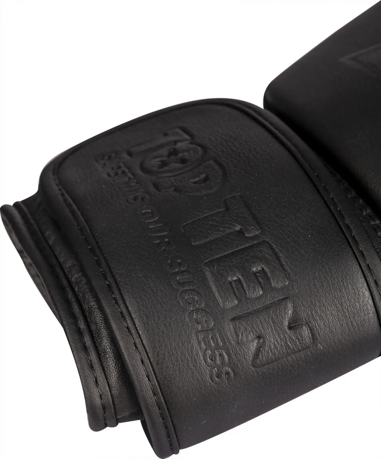 Mănuși de box "Black'n'Black", Top Ten, Negru, 14oz 3/7