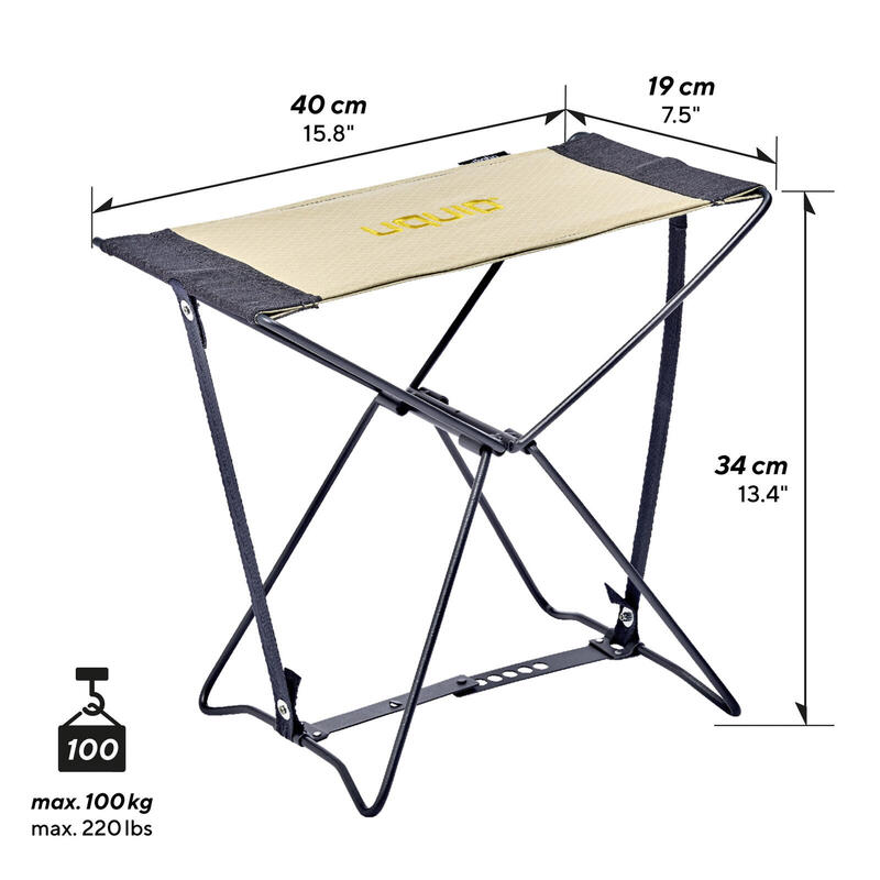 Mini tabouret pliable Fancy Camping de pêche 100kg