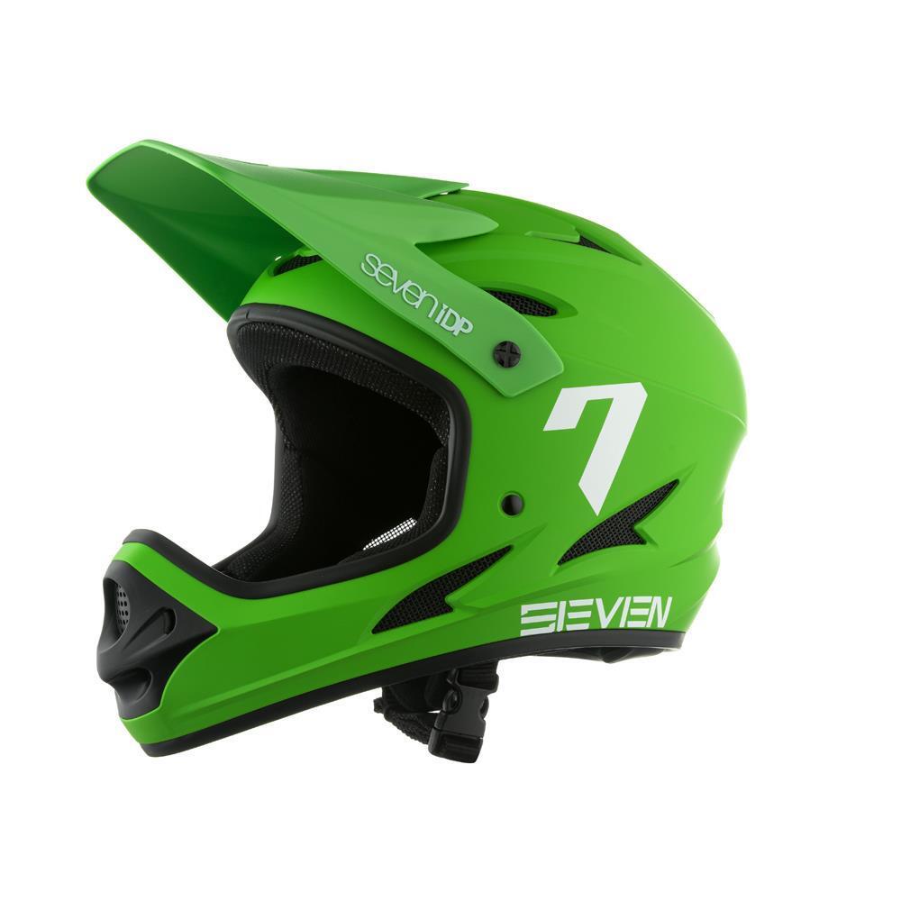 7iDP M1 Full Face Helmet Green 4/7