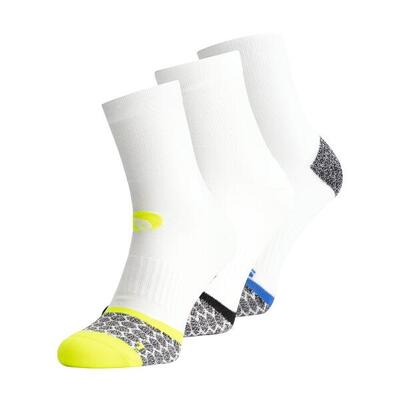 Bambocks bamboe hardloop sokken 3 paar wit