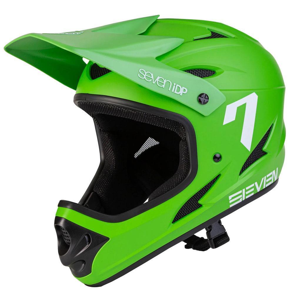 7iDP M1 Full Face Helmet Green 1/7