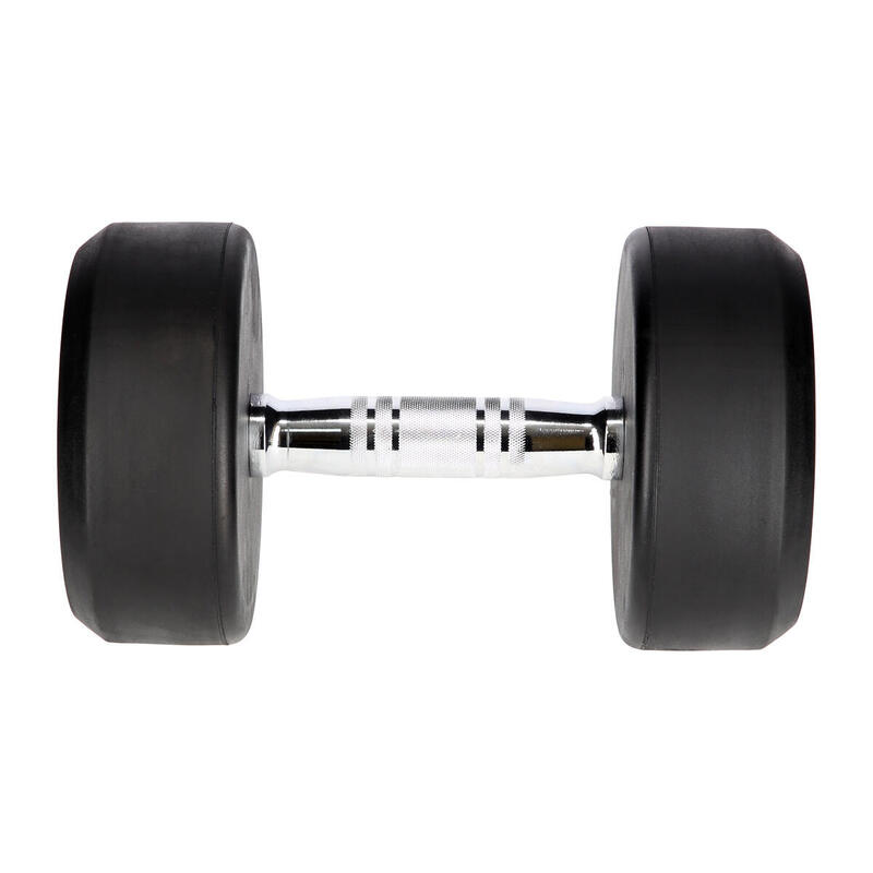 Gantere oțel cromat 1–70 kg mâner striat fitness profesional HMS HG PRO