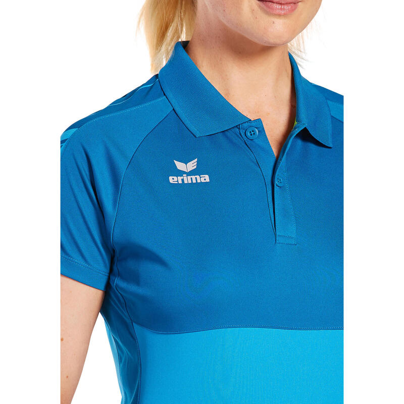 Tricou polo 565 Erima Six Wings Multicolor, guler cu nasturi