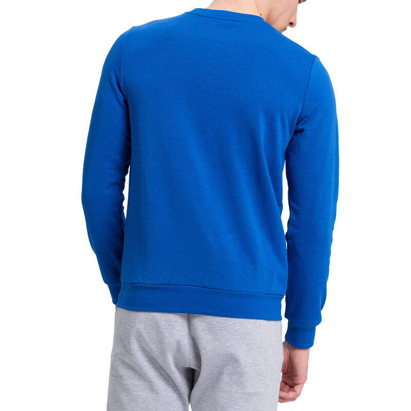 Erima sweatshirt coton/polyester bleu
