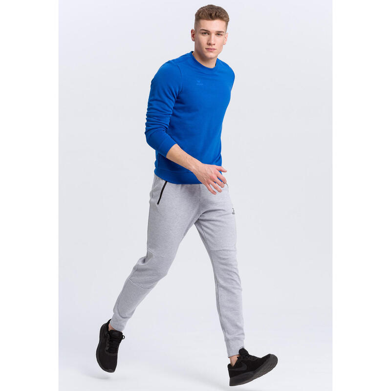 Erima sweatshirt coton/polyester bleu