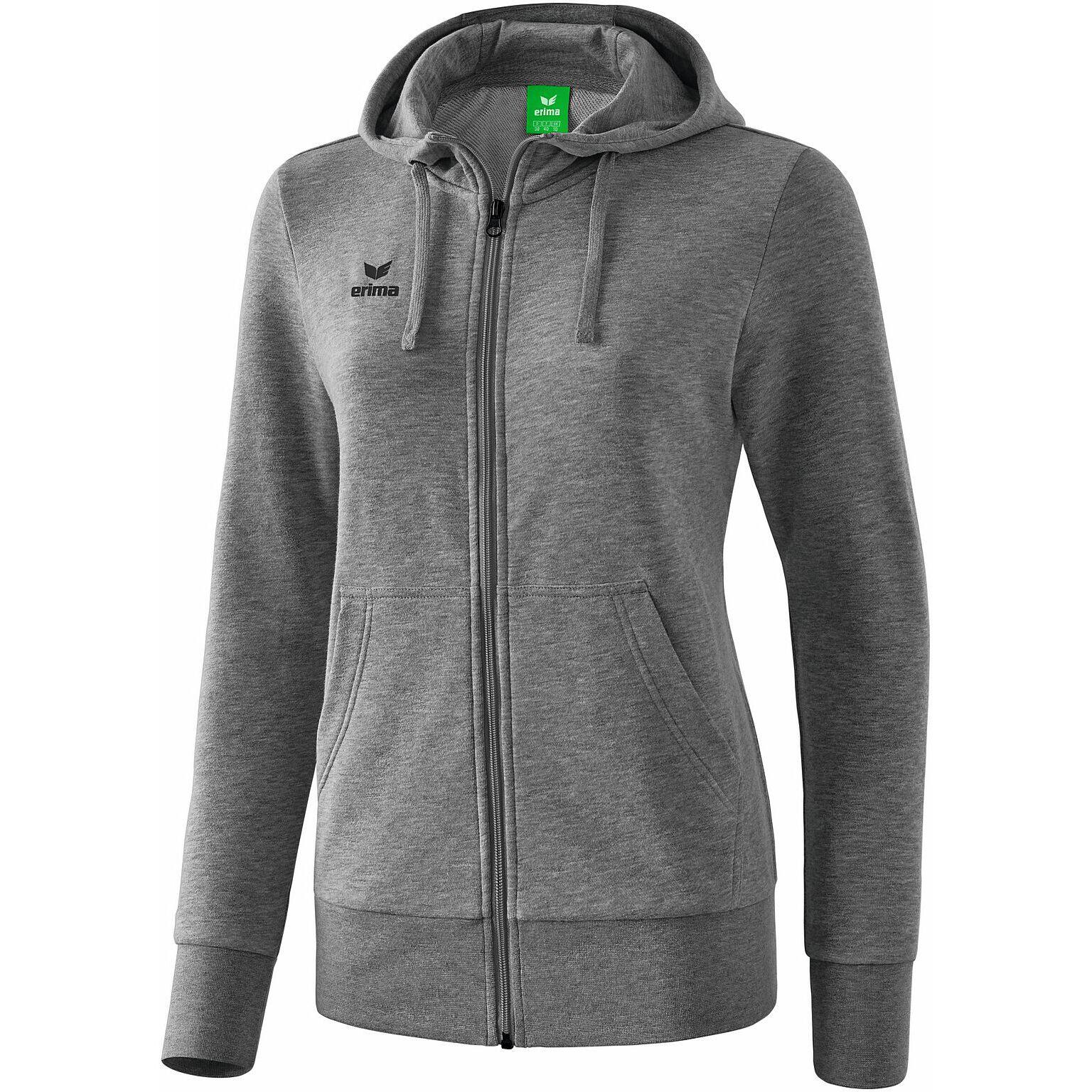 Dameshoodie met rits Erima Basic 7/7