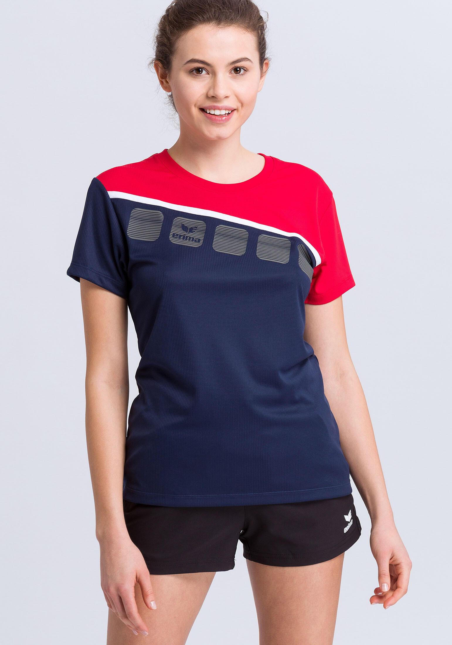 bleu navy / rouge / rouge fluo