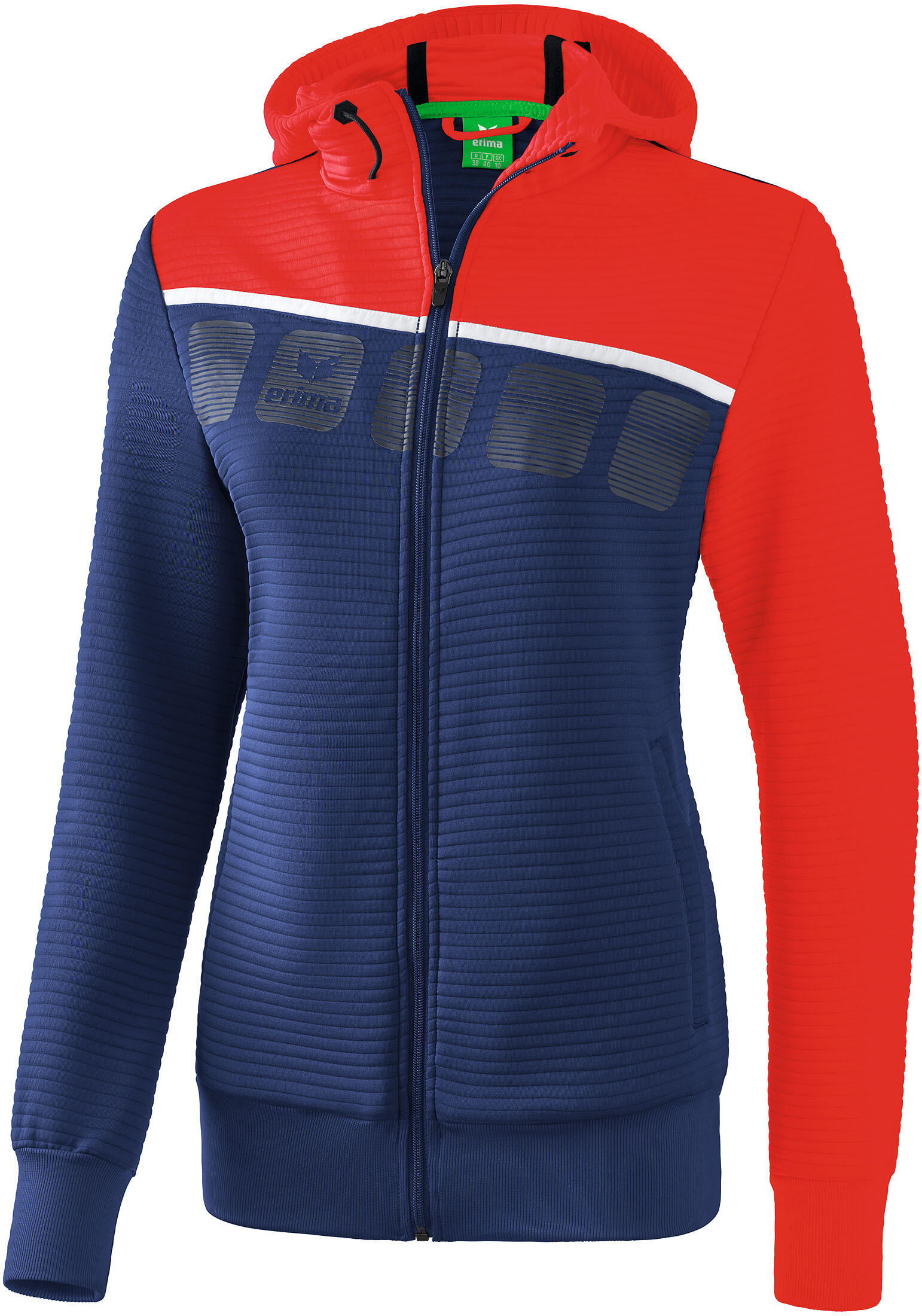 Dames trainingsjack met capuchon Erima 5/7