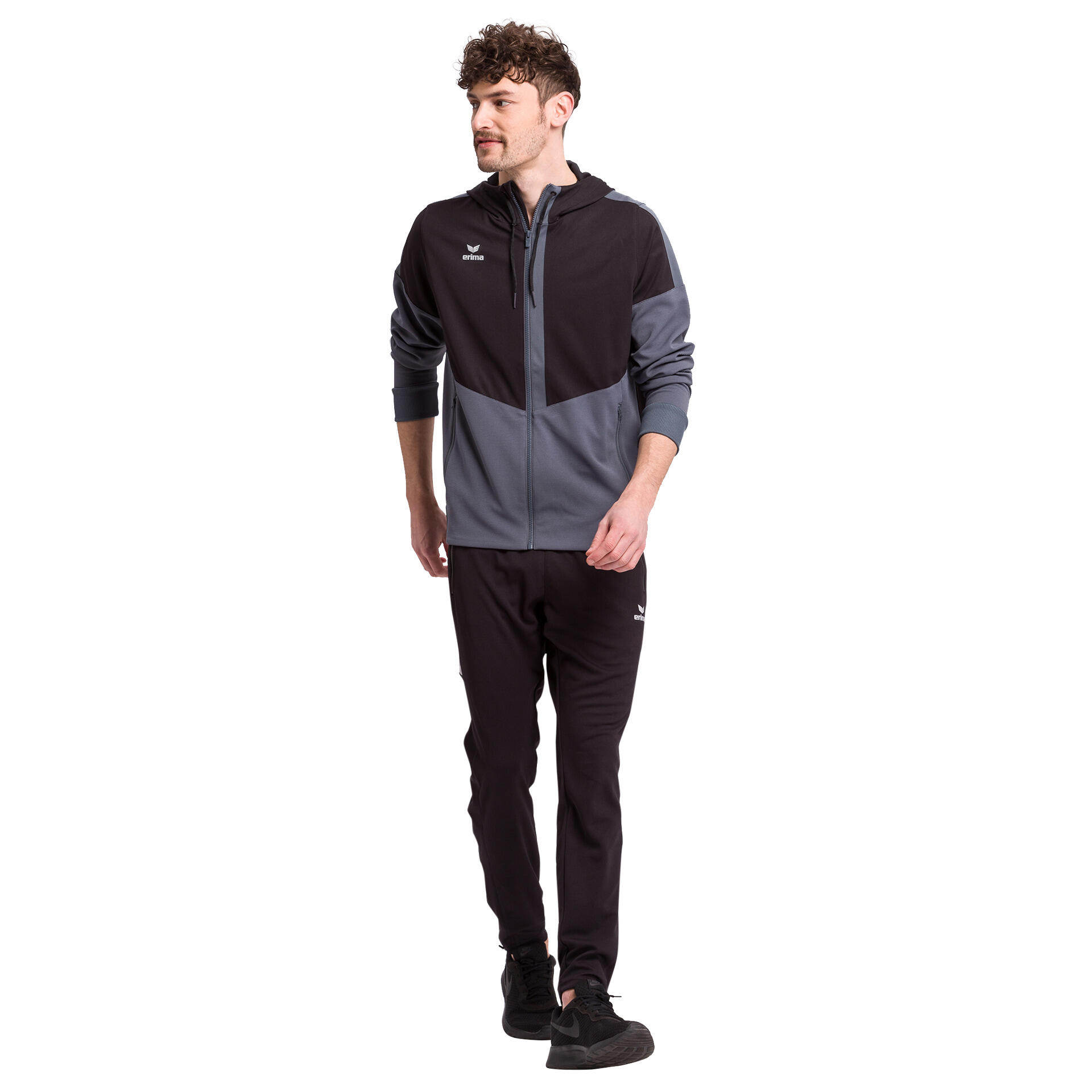 Herren Trainingsjacke mit kapuze Squad 7/7