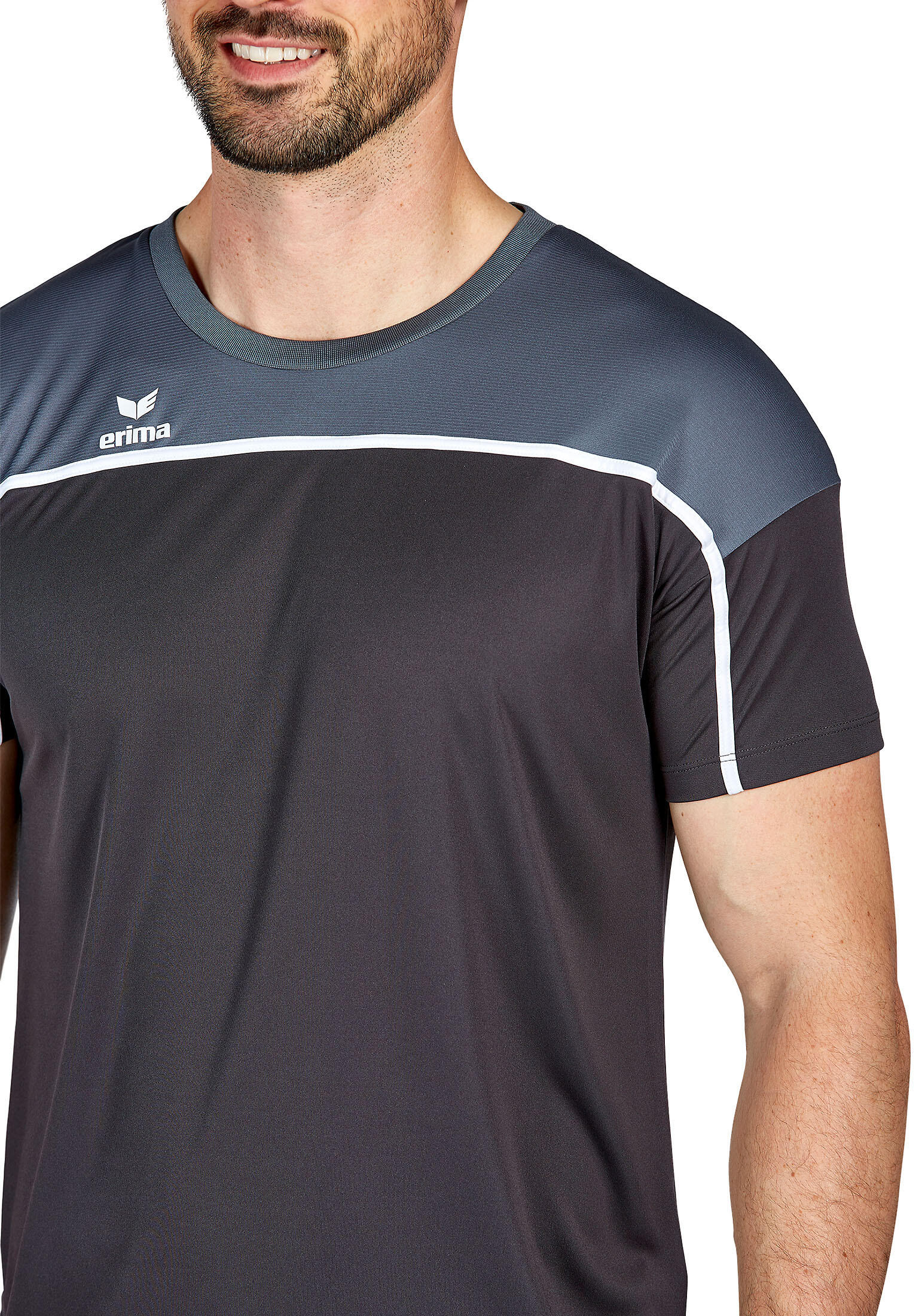 565 Change By Erima T-shirt fonctionnel noir/gris/blanc - L 4/5