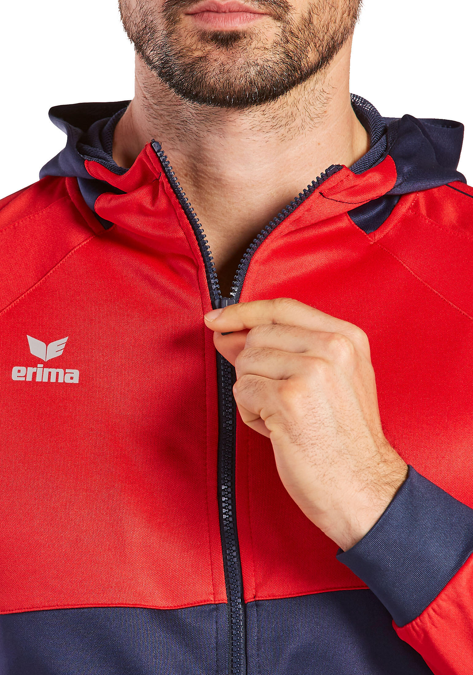 Felpa con cappuccio da allenamento Erima Six Wings 4/7