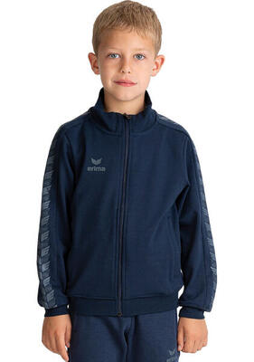 Erima essential team track top junior - rood/leigrijs