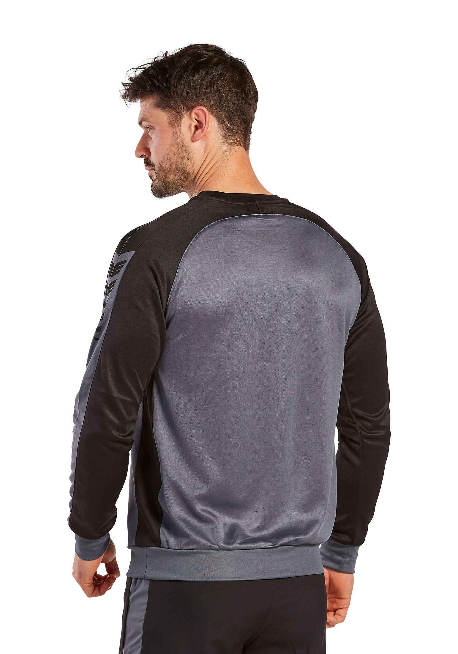 Erima Six Wings Sweatshirt junior - Slate grijs/zwart 4/7