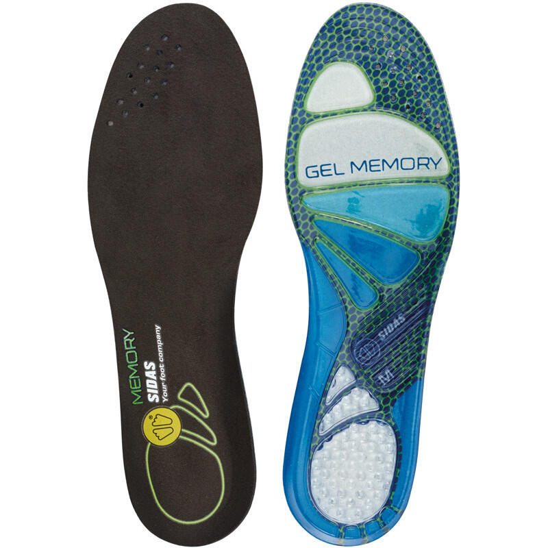 SIDAS Comfort zolen met vormgeheugen voor dagelijks gebruik - Cushioning Gel Memory