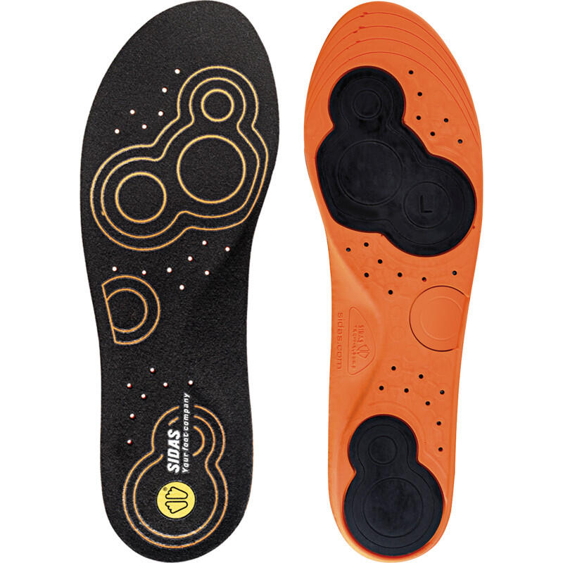 PU Gel Insoles Double Comfort 35 cm black - cushioning & anti-vibration