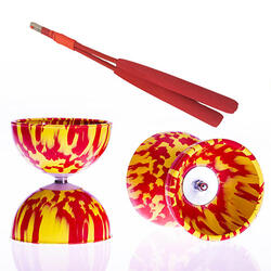 Diabolo Multicolore PLAY + baguettes FiberGlass